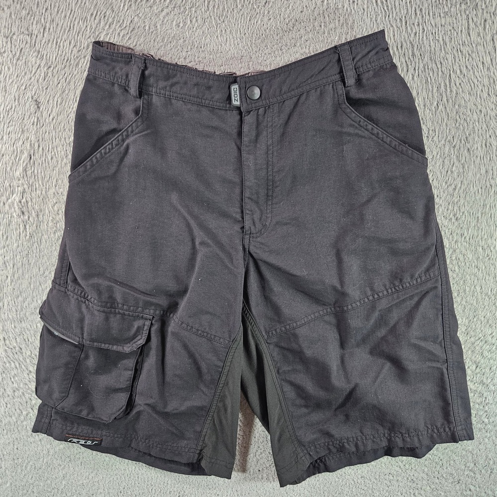 ZOIC‎ Men's Black Cargo Shorts Size Medium Outdoor Cycling Casual Wear